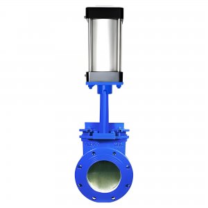 氣動(dòng)刀閘閥PZ673Y-16C，DN250（介質(zhì)灰渣混合