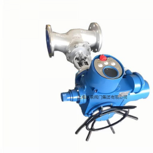 電動截止閥J941H-64  DN150（耐磨、耐高溫、